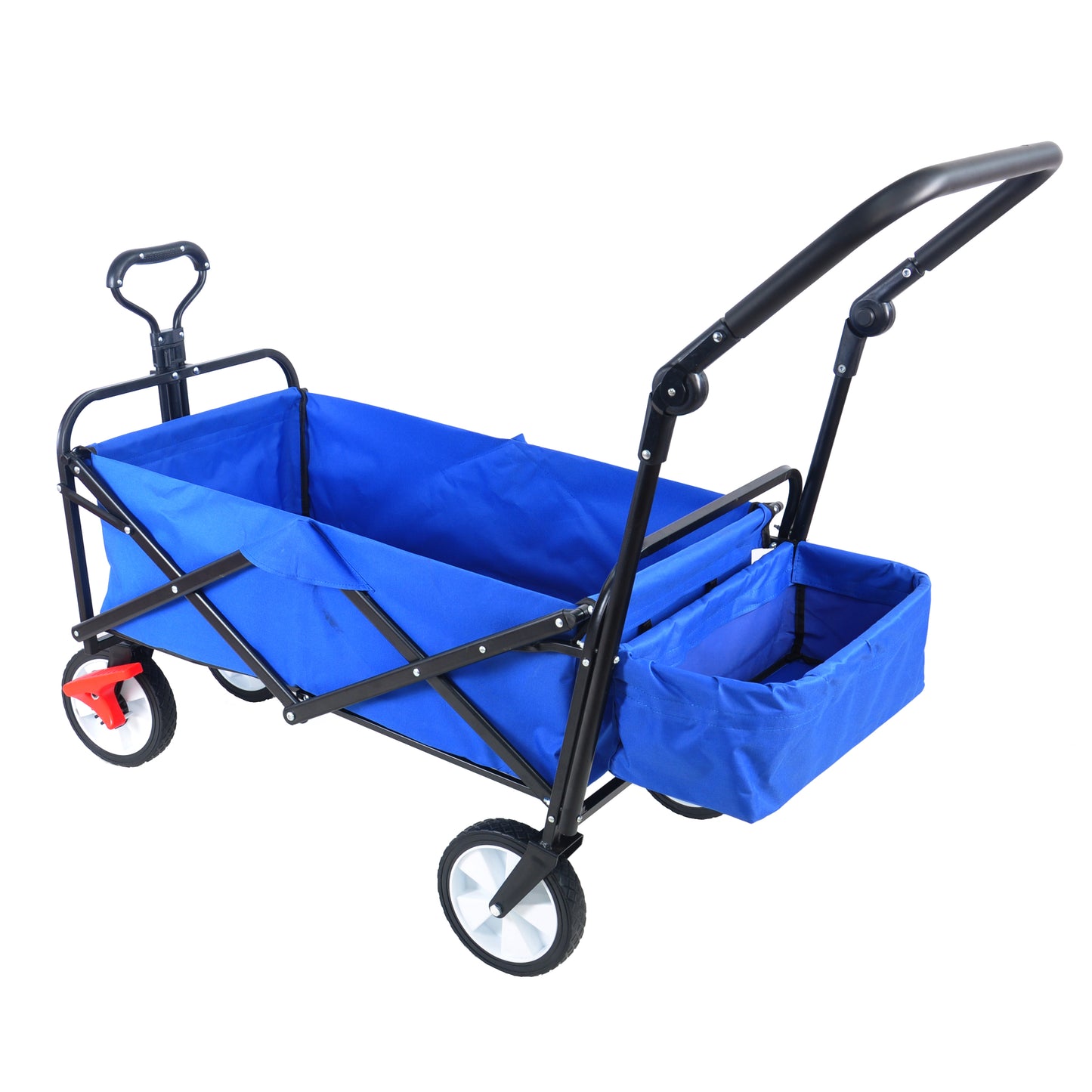 Versatile Outdoor Folding Wagon with Drink Holder