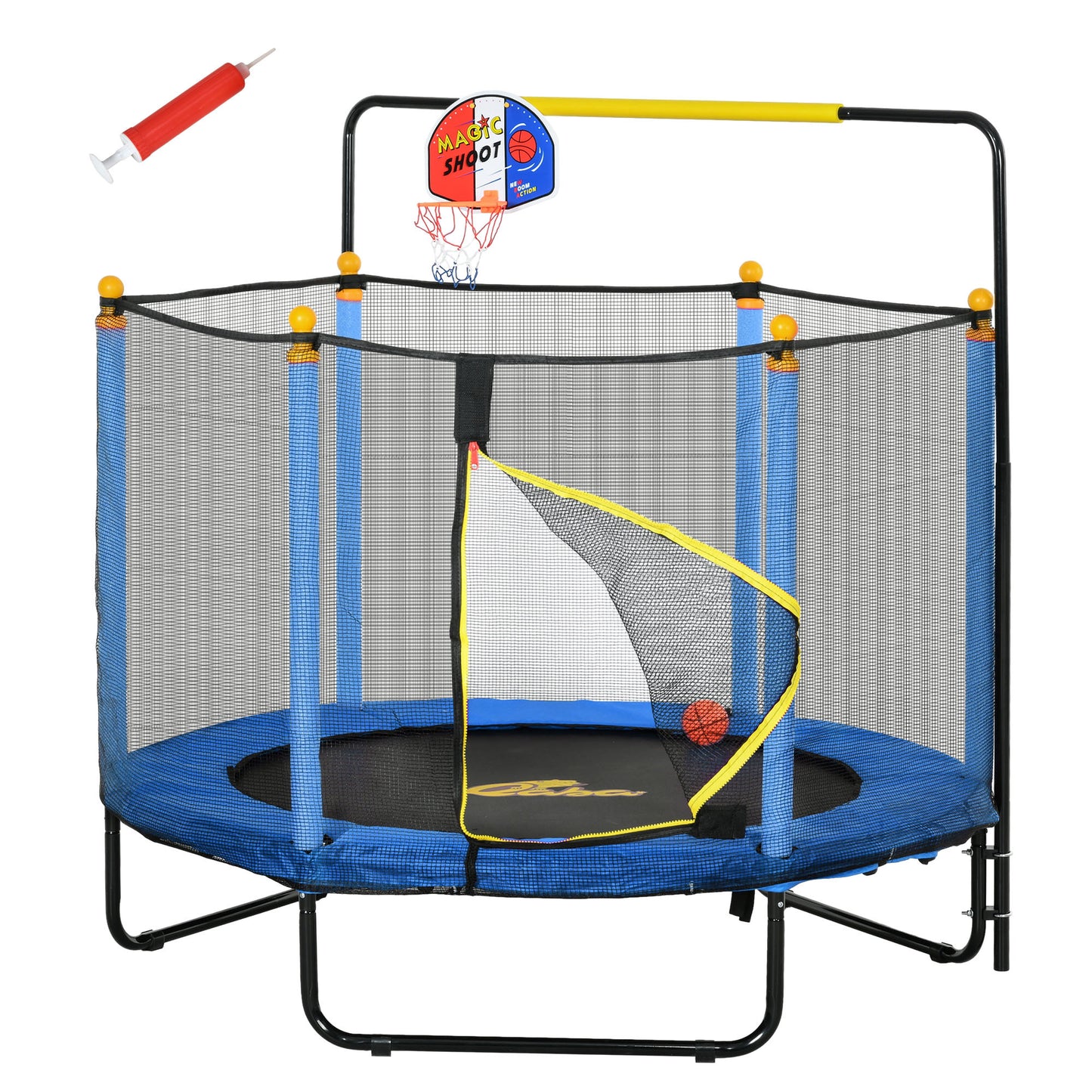 Bounce & Shoot Trampoline Fun for Kids