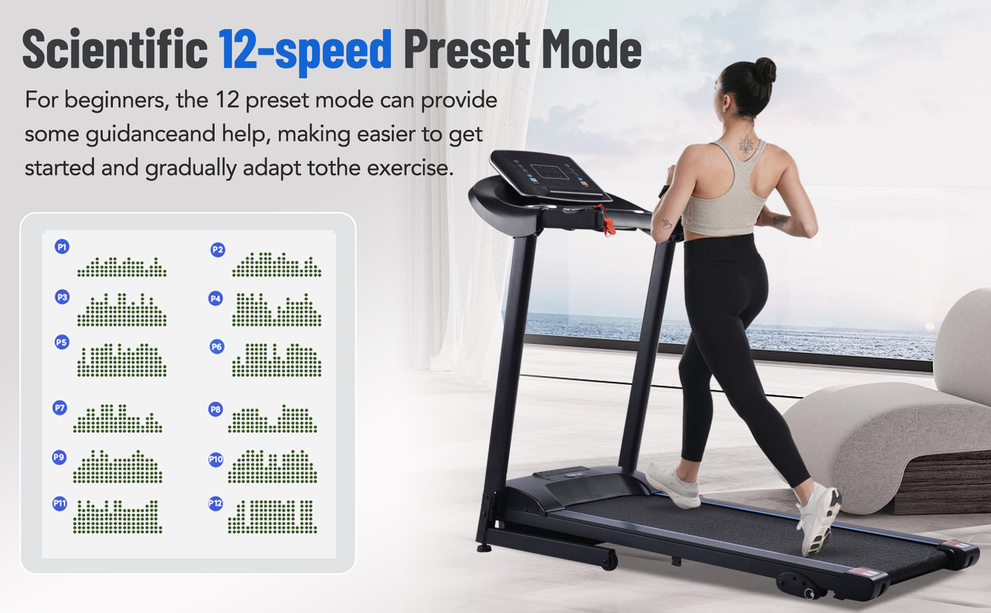 PowerFit Treadmill with Speakers