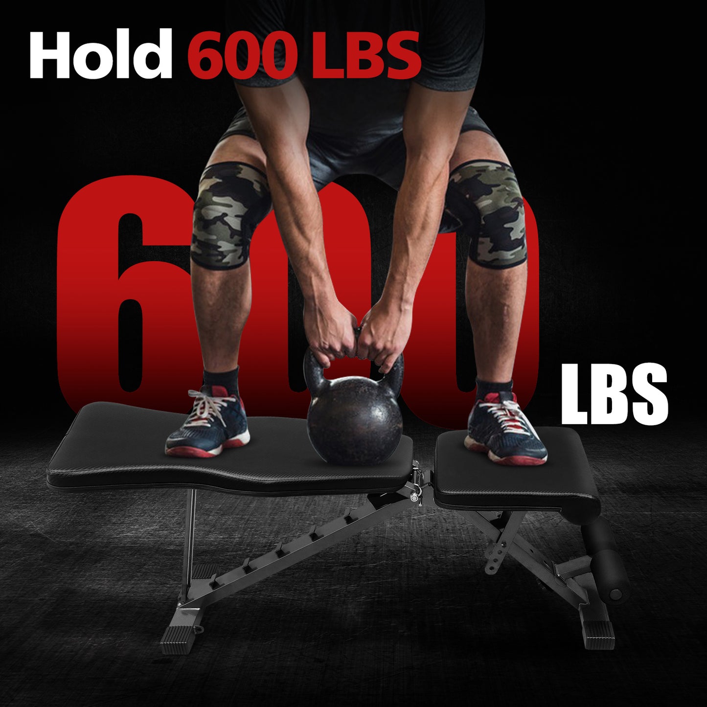 Versatile Foldable Weight Bench for Total Body Fitness
