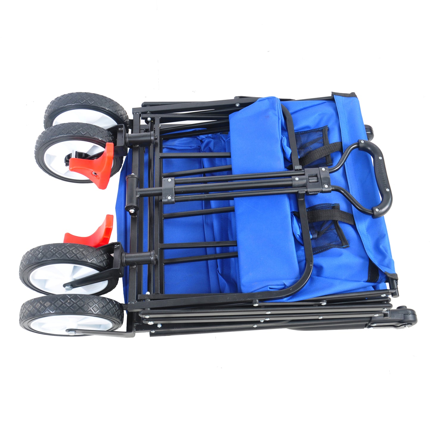 Versatile Outdoor Folding Wagon with Drink Holder