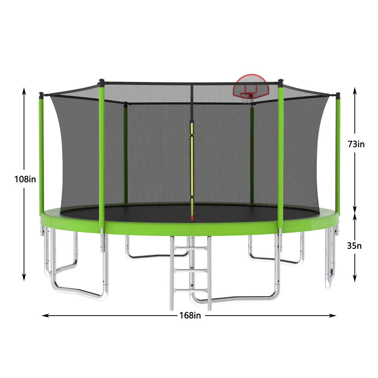 JumpSafe Backyard Trampoline for Kids