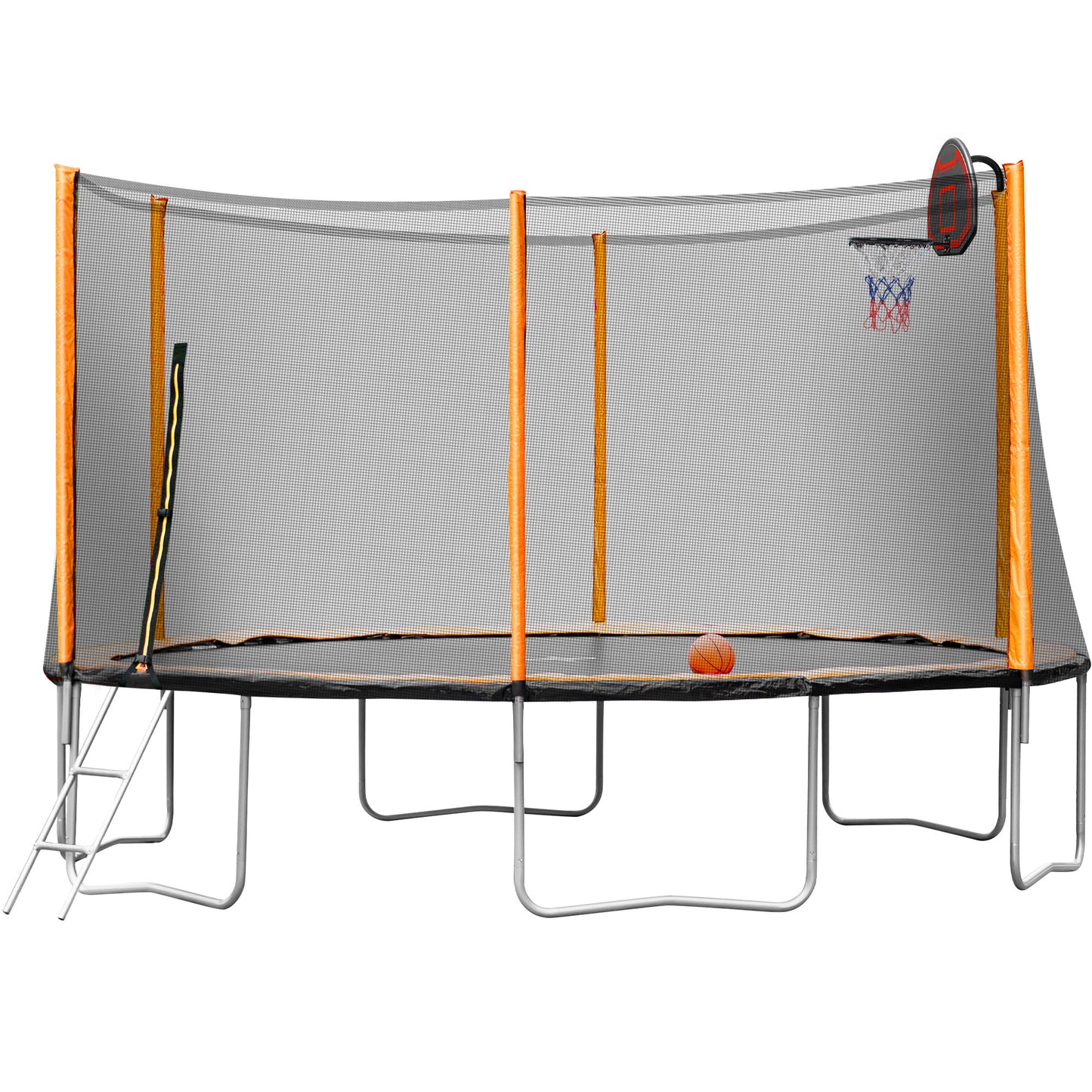 Jump 'n' Shoot Trampoline Adventure with Inflator and Ladder