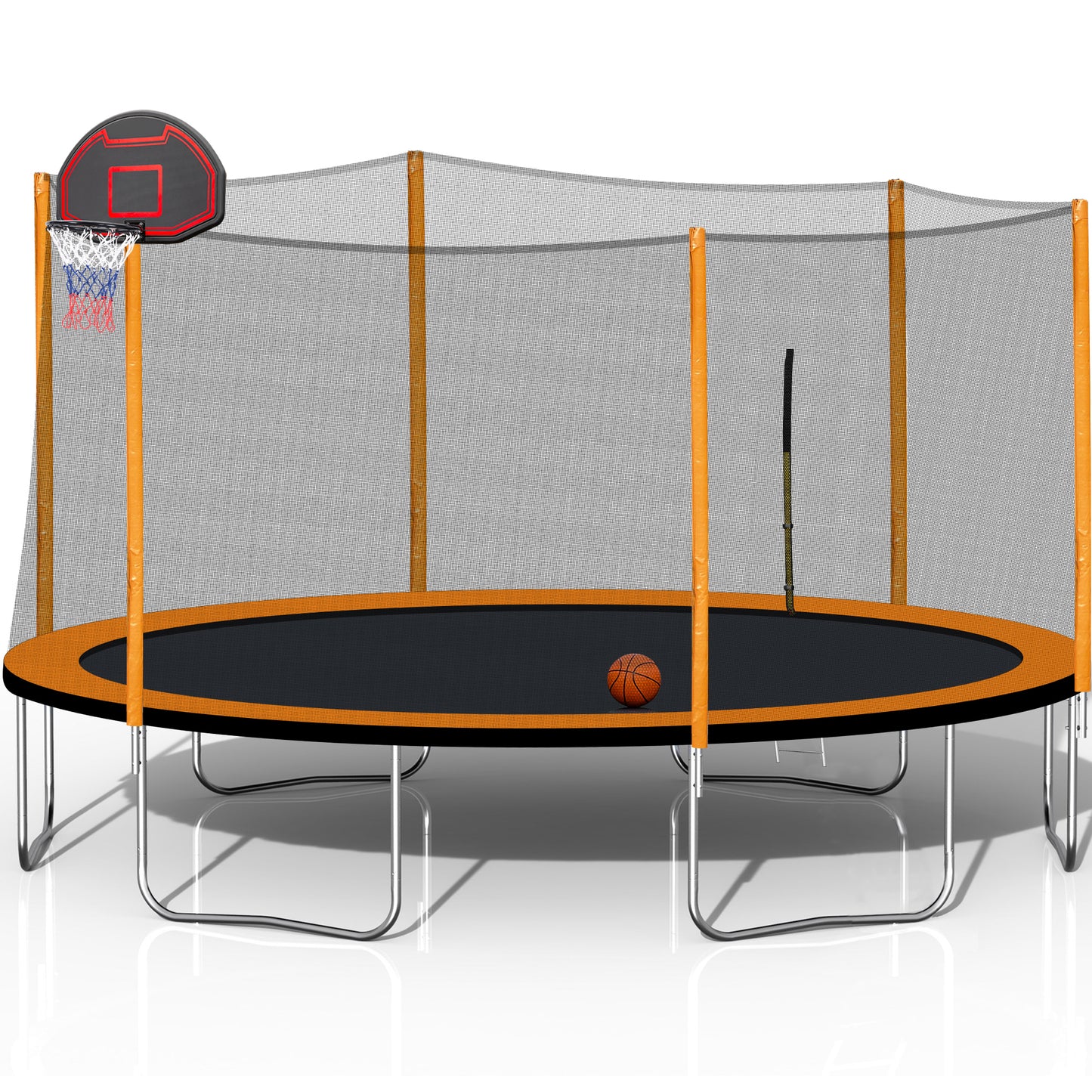 Jump 'n' Shoot Trampoline Adventure with Inflator and Ladder