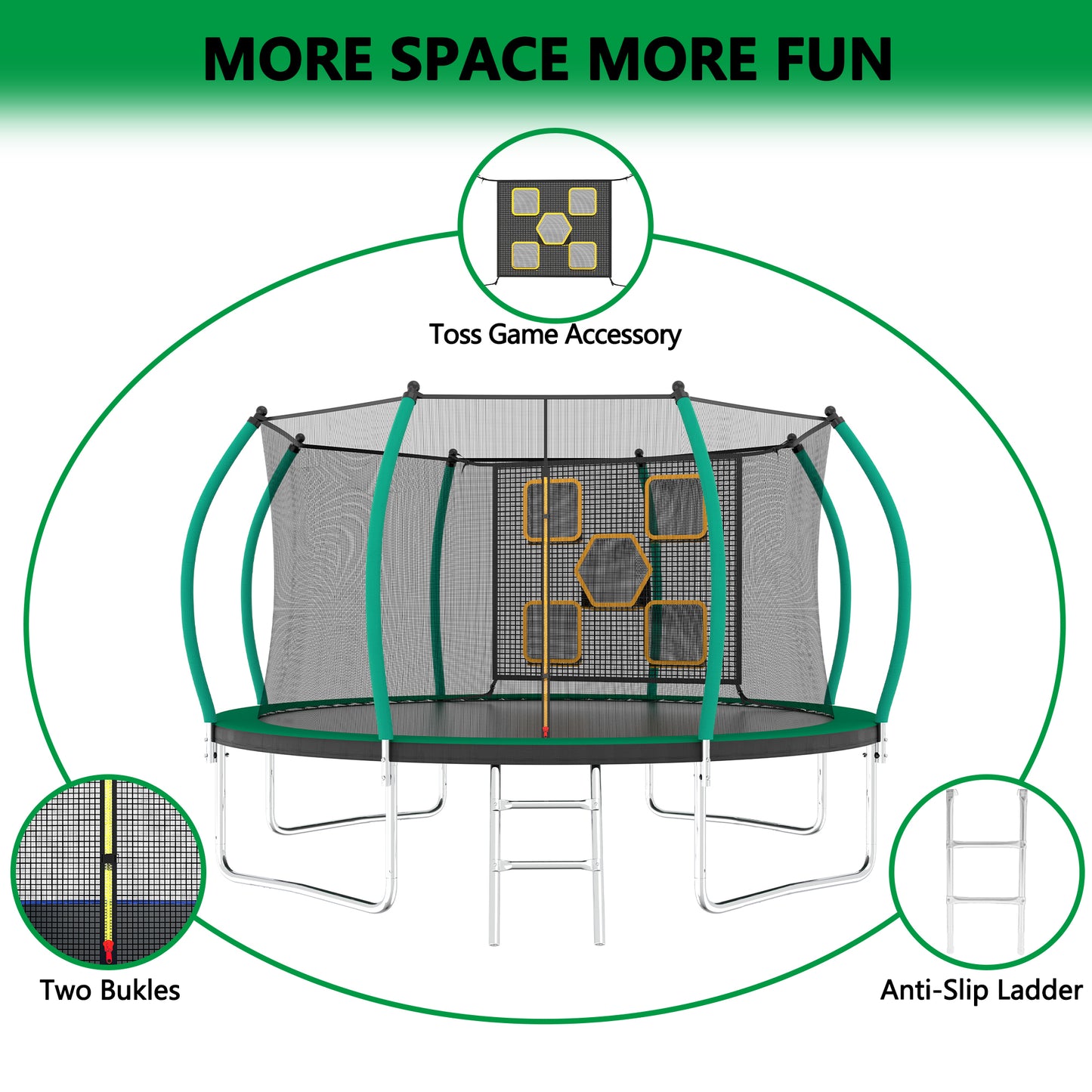 FunBound Trampoline Adventure - Safe Outdoor Bouncing for Kids!