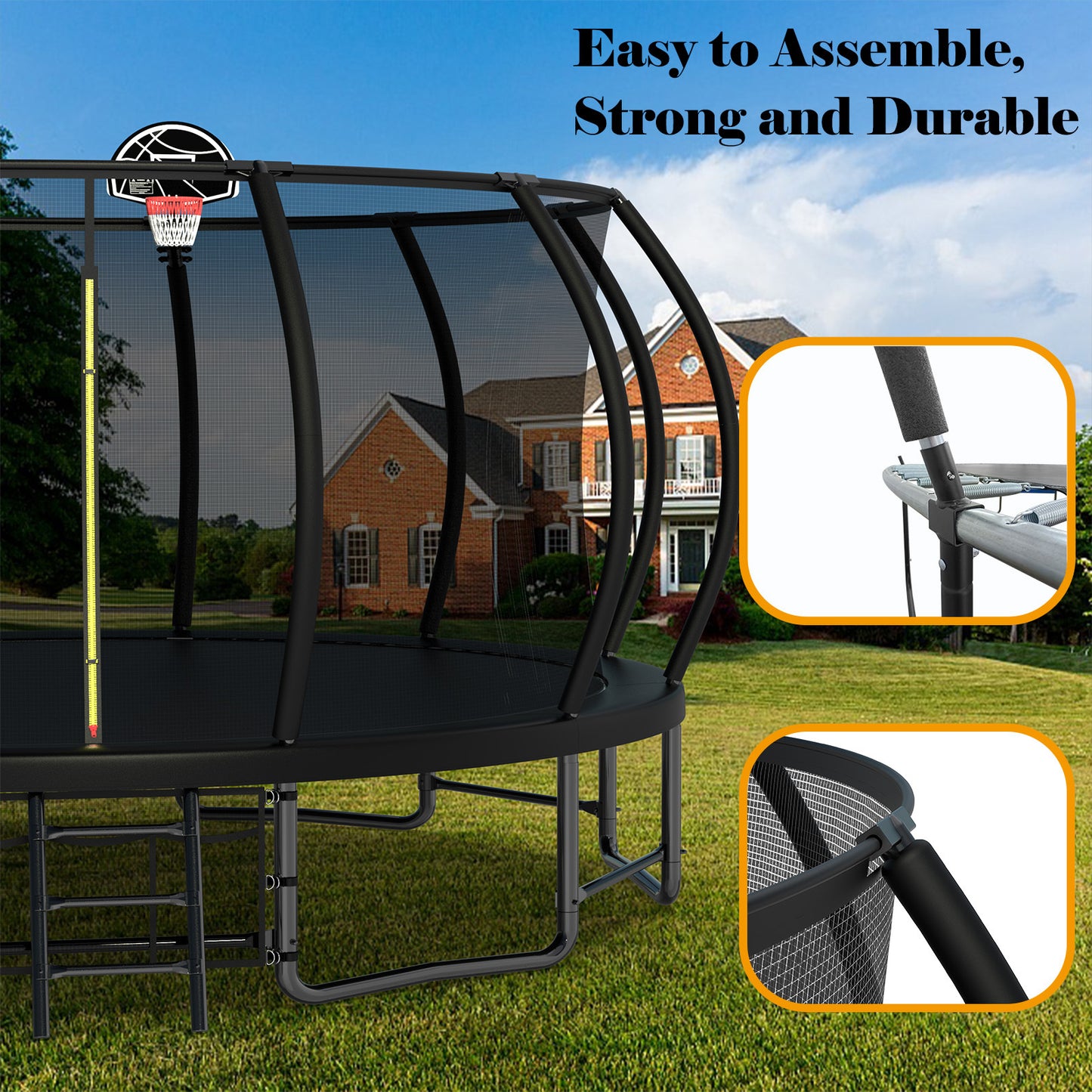 Pumpkin Bounce Trampoline – Fun for All Ages!