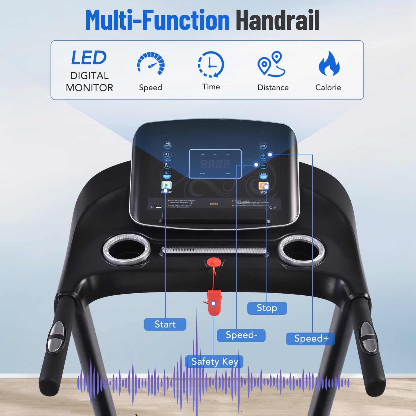 PowerFit Treadmill with Speakers