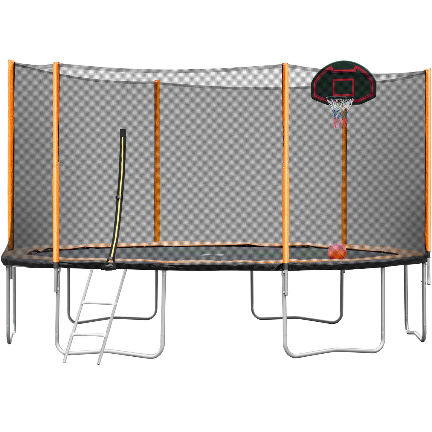 Jump 'n' Shoot Trampoline Adventure with Inflator and Ladder