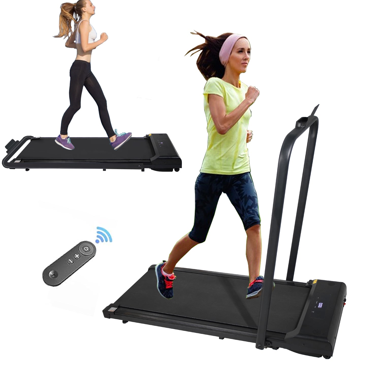 FitFlex Under Desk Treadmill - Compact & Portable Walking Machine for Home or Office