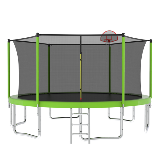 JumpSafe Backyard Trampoline for Kids