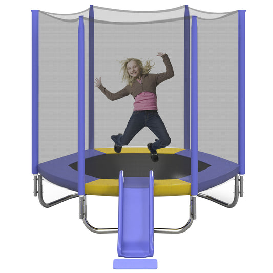 Jump & Slide Fun Trampoline for Kids