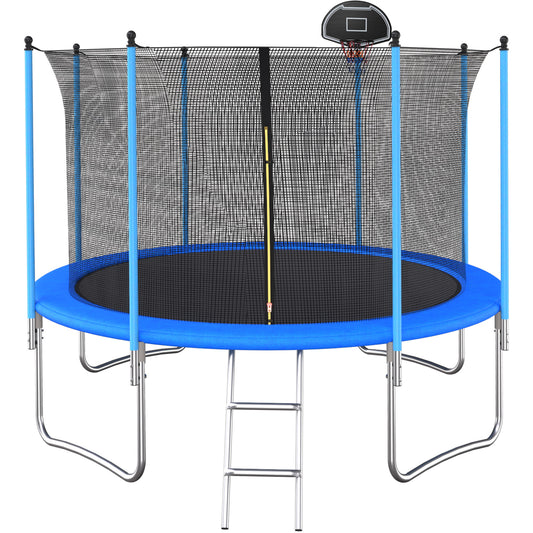 Jump & Dunk Trampoline with Safety Net!