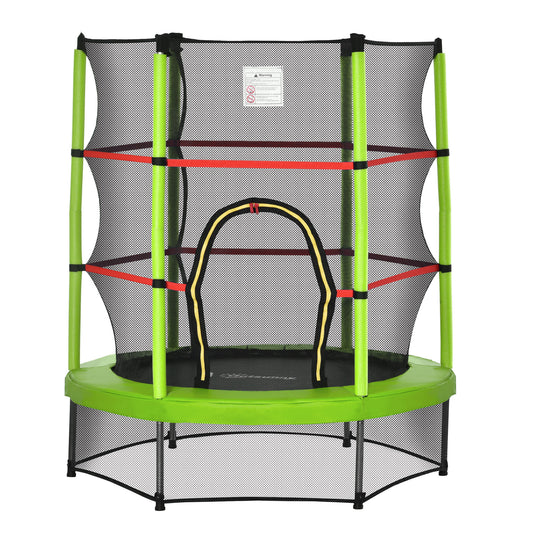 Safe & Fun Kids Trampoline with Enclosure - Perfect for Little Jumpers!