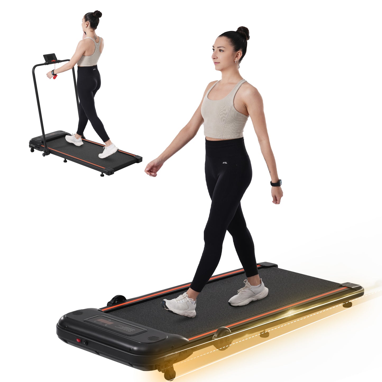 ActiveMove Under Desk Treadmill - Compact & Adjustable for Home and Office