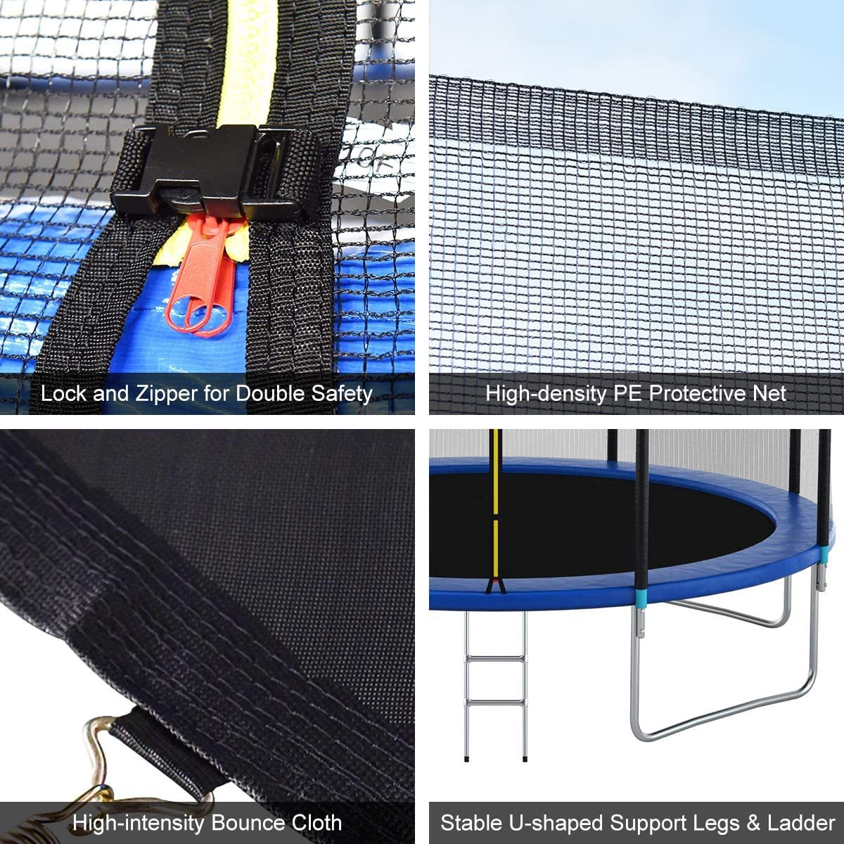 Jump & Shoot Trampoline with Safety Net