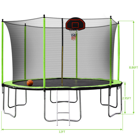 FunJump Green Trampoline