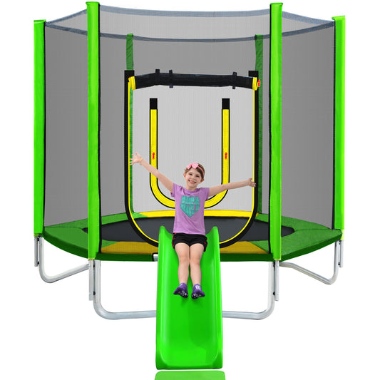 Jump & Slide Adventure Trampoline for Kids