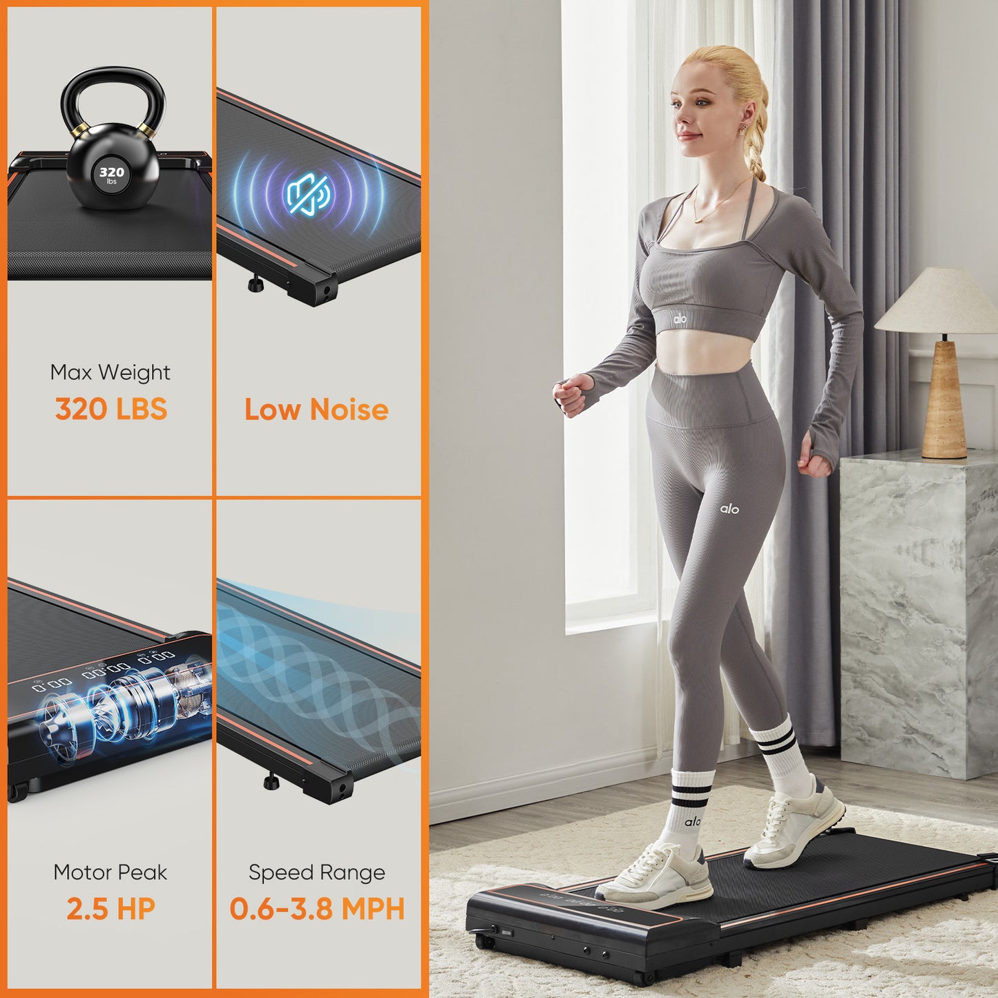 WalkEasy Treadmill – Your Compact Fitness Buddy for Home and Office