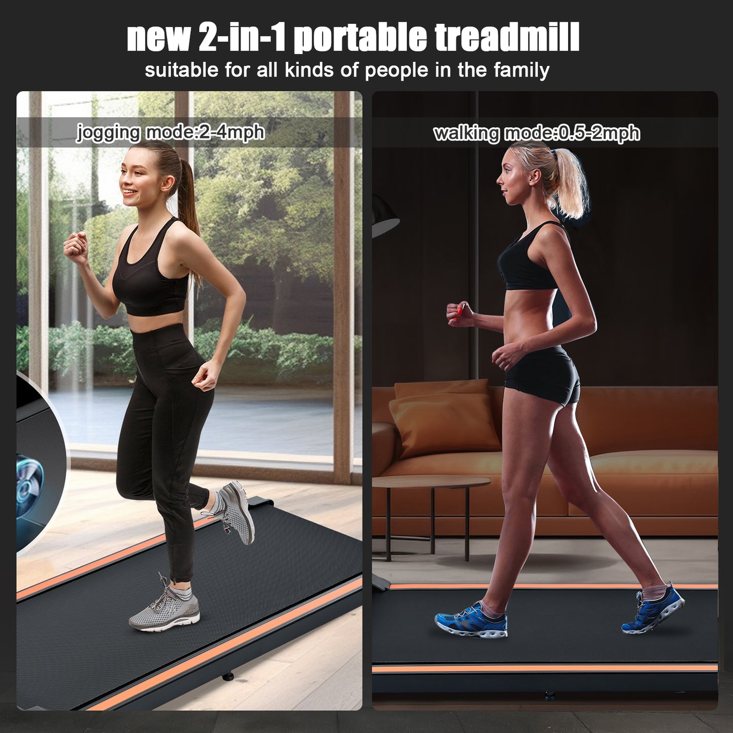 FitDesk Walk Treadmill - Your Portable Office Workout