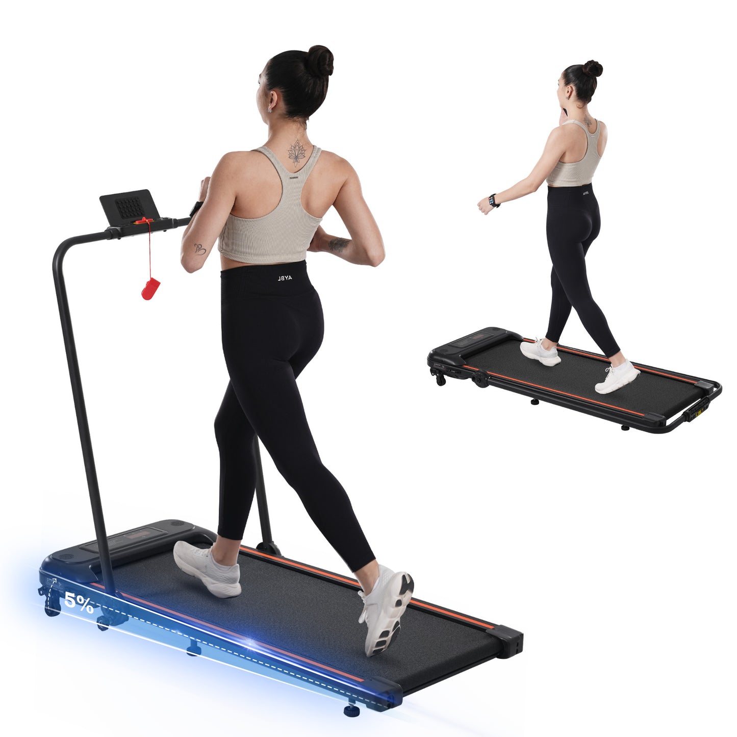 ActiveMove Under Desk Treadmill - Compact & Adjustable for Home and Office