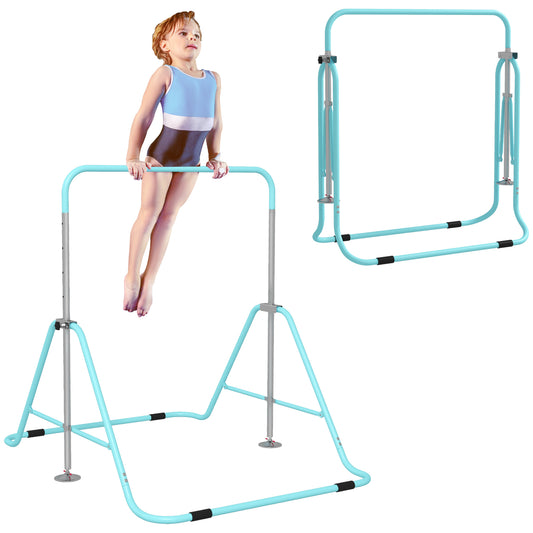 Kids' Adjustable Gymnastics Bar with Shock Absorption - Home Training Fun!