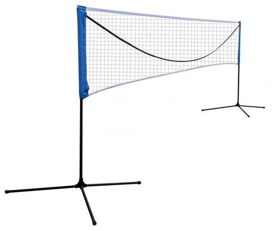 Ultimate Portable Volleyball & Badminton Net with Carry Bag