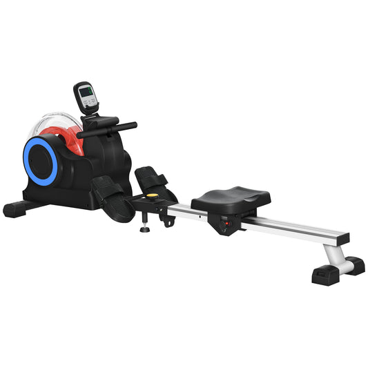 AquaFit Foldable Rower – Compact Cardio with Adjustable Resistance and Tablet Holder