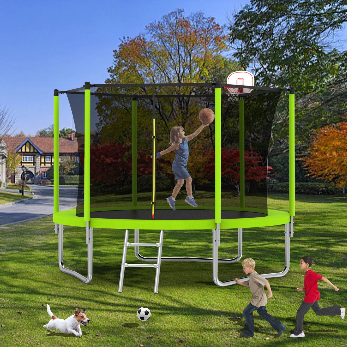 Green Joy Trampoline