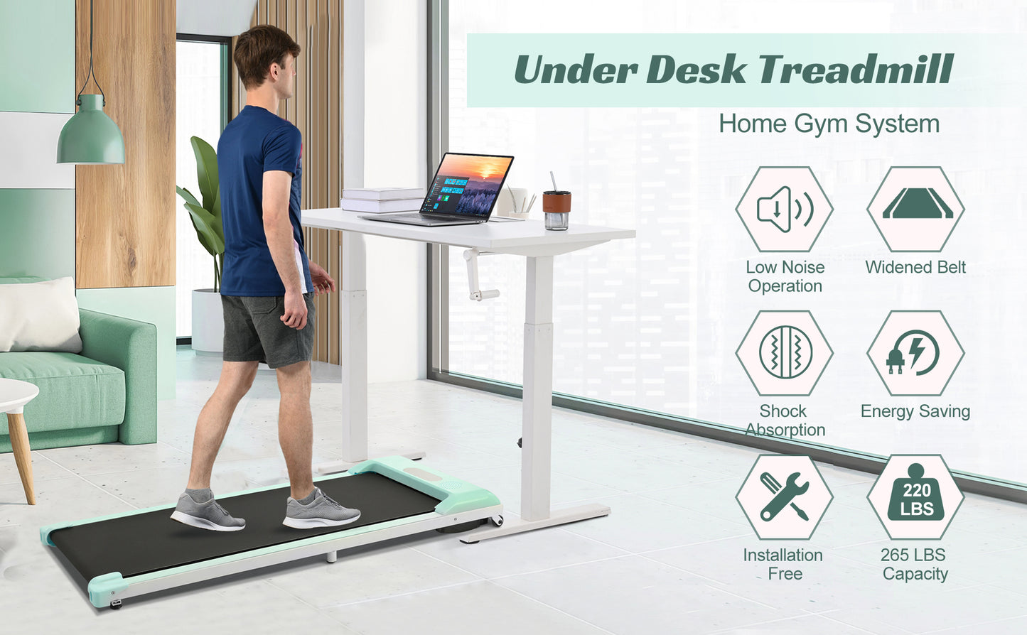 Desk Buddy Treadmill: Jog, Walk, and Work!