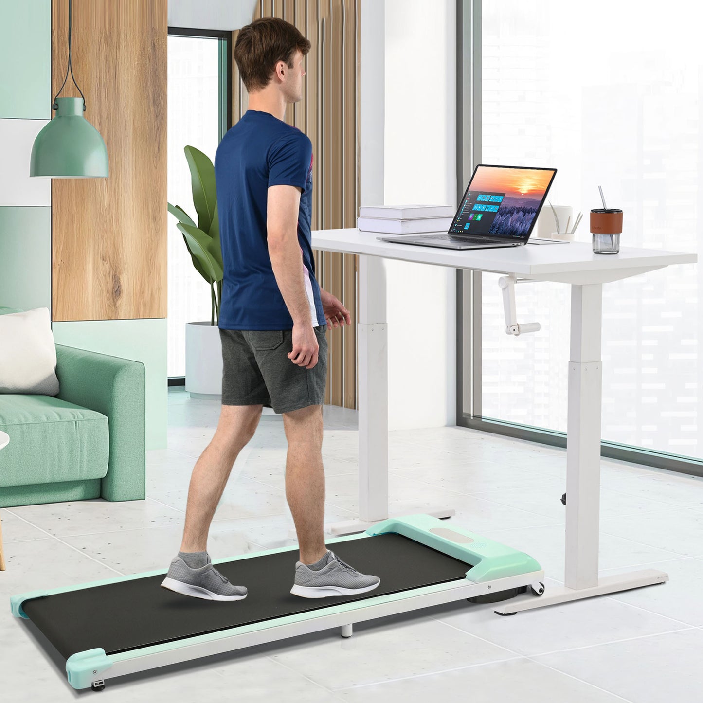 Desk Buddy Treadmill: Jog, Walk, and Work!