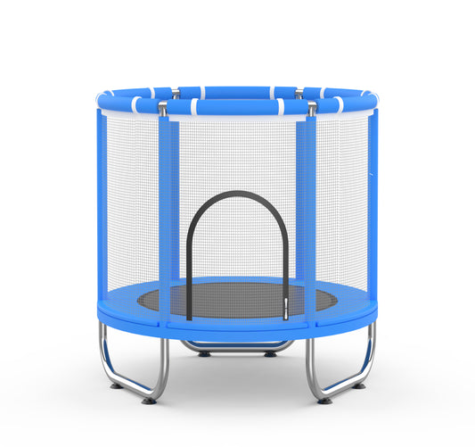 Safe Jump Trampoline with Basketball Hoop