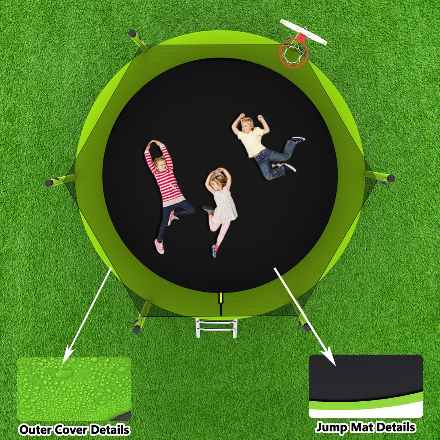 Green Joy Trampoline