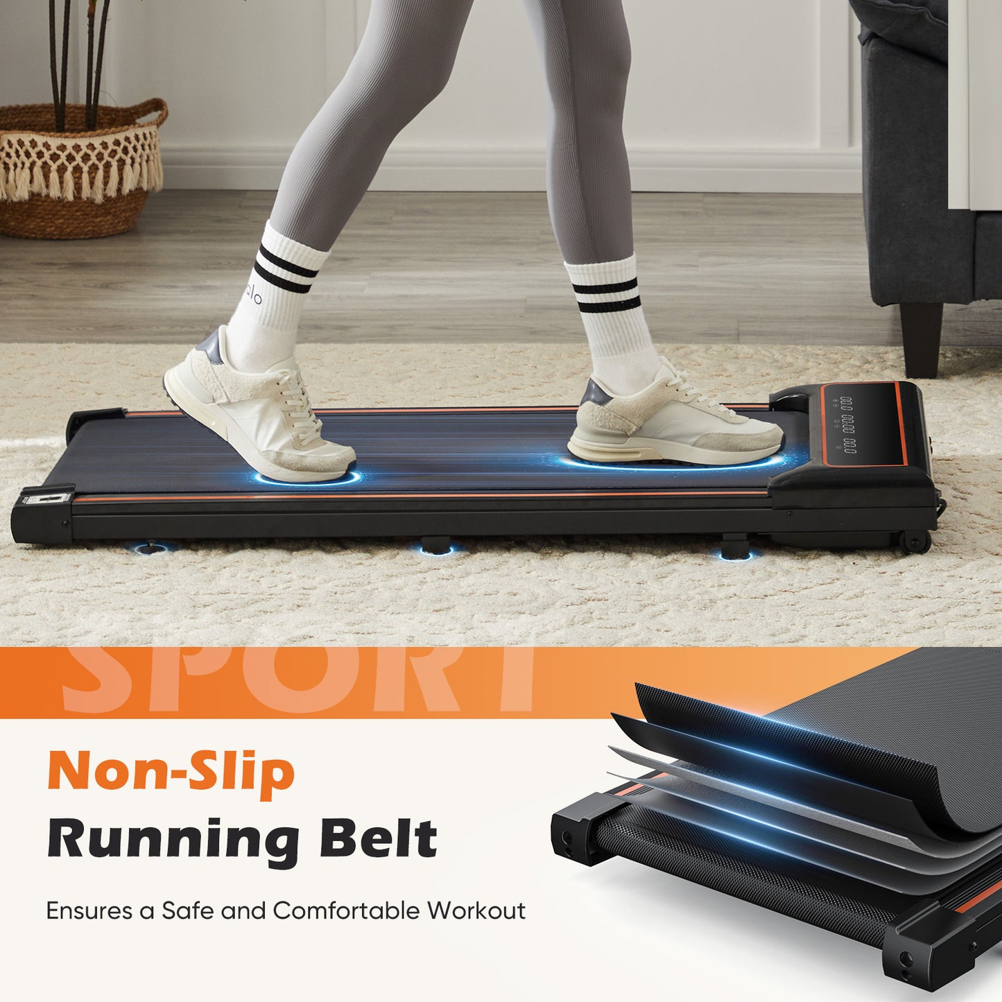 WalkEasy Treadmill – Your Compact Fitness Buddy for Home and Office