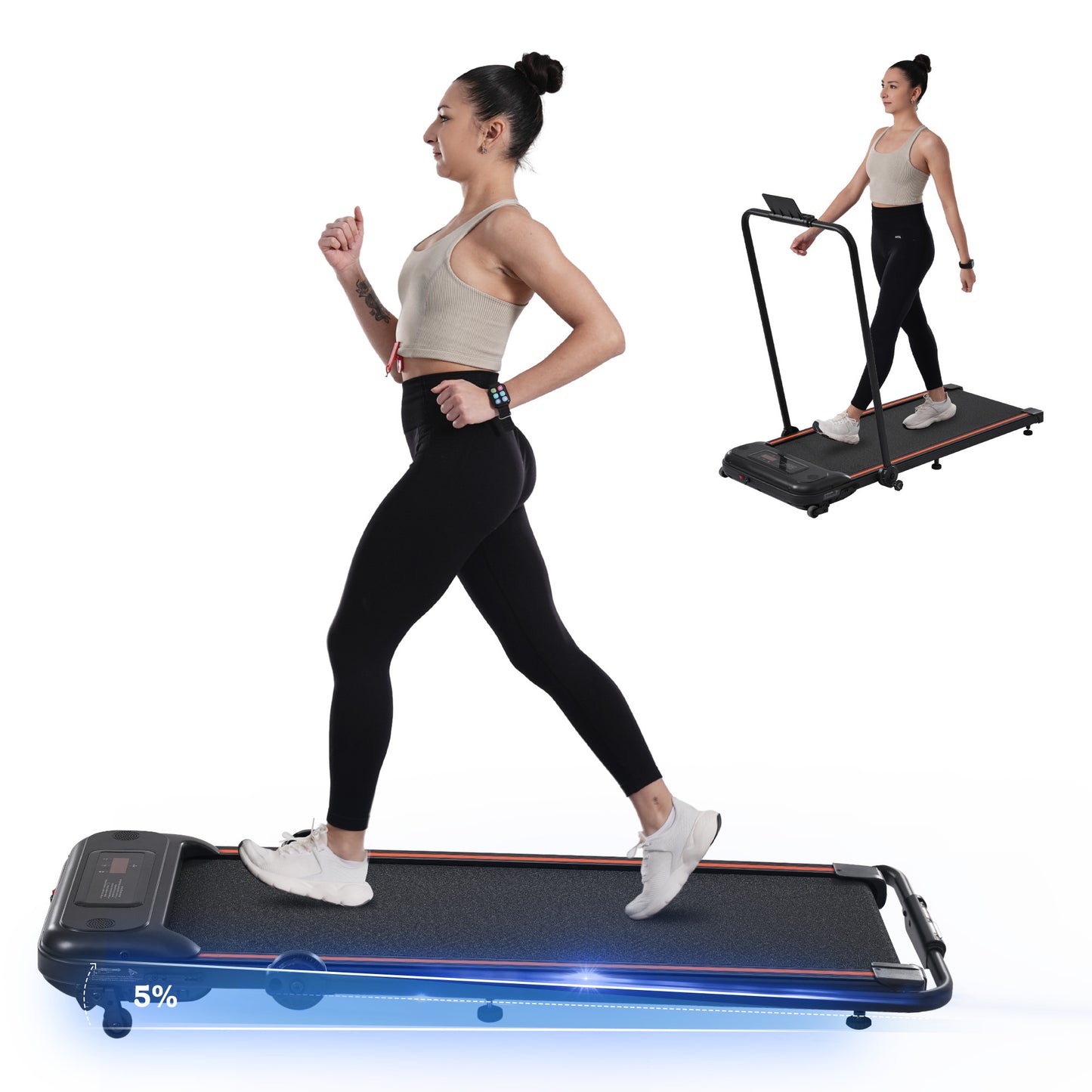 ActiveMove Under Desk Treadmill - Compact & Adjustable for Home and Office