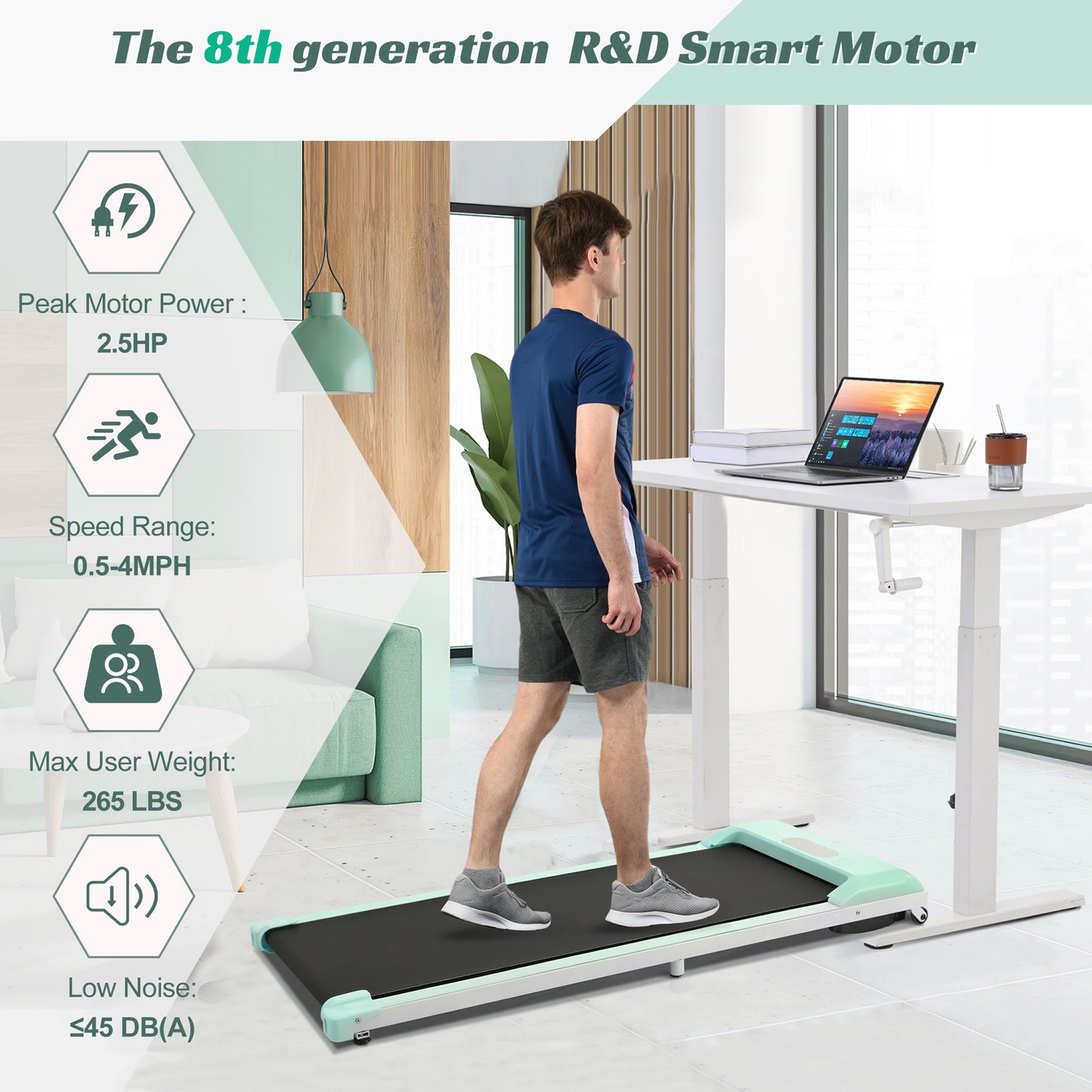 Desk Buddy Treadmill: Jog, Walk, and Work!