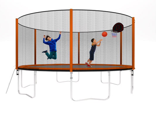 Jump 'n' Shoot Trampoline Adventure with Inflator and Ladder